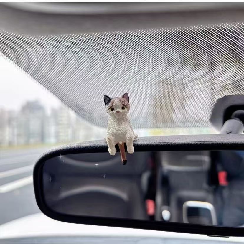 Enfeite de Gatinho para Painel do Carro