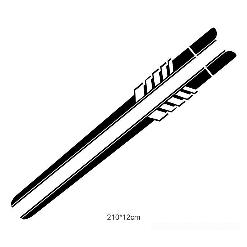 Faixa Lateral Esportiva Automotiva (Par)